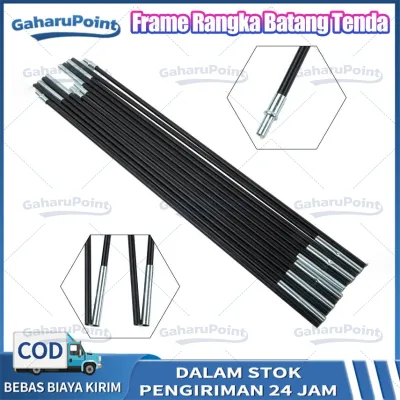 【NEW!!!!】Frame Rangka Batang Tenda Fiber Fibre 8.5mm x 52cm & 7.9mm x 60cm & 6.9mm x 52cm 6.9mm x 60cm/tiang tenda camping/frame tenda camping/besi tenda camping/obral frame fiber tenda great outdoor 6.9mm x 60cm murah/Frame Tiang Tenda Fiber