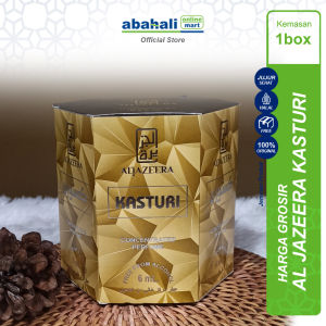 PAKET 1 Box (6 Pcs) Parfum Sholat BPOM Non Alkohol Al Jazeera Roll on 6ml Halal Minyak Wangi/Parfum Rehab Arab