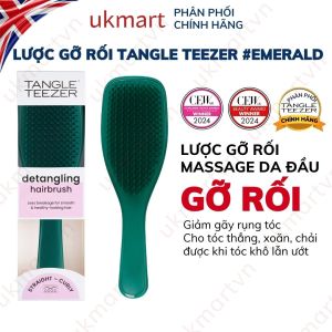 Lược Tangle Teezer The Ultimate Detangler gỡ rối tối ưu tóc thẳng xoăn chải được tóc ướt