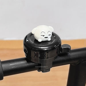 Cute Cartoon Bike Bell with Adorable Character Design for Kids and Adults - Perfect for Mountain Bikes Scooters and Road Bikes