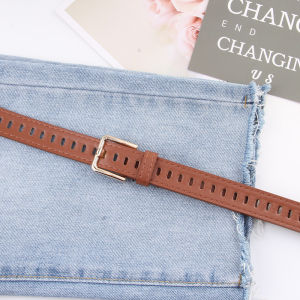 Belt Wanita Casual Ikat Pinggang Waist Jeans Kulit Buckle Sheng HNF