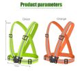 Rompi safety V Karet Safety Vest Elastis Scotligh Motor reflective Rompi V Proyek Guard Bangunan Elastic Belt. 