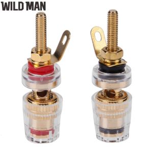 Đầu kẹp hình loa bằng đồng chuyên nghiệp 4mm để tương thích với bộ khuếch đại và loa trong thiết bị âm thanh