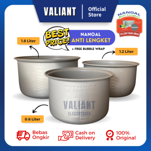 Panci Rice Cooker Magic Com Miyako 06 12 18 2 Liter NANOAL Anti Lengket (DIJAMIN ORI)