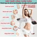 Máy triệt lông lạnh sở hữu công nghệ triệt lạnh lên đến 5 độ C, không gây nóng rát, Máy triệt lông mini tại nhà vĩnh viễn máy triệt tẩy lông lạnh laser may triet long cầm tay vùng kín bikini nách bh 2 năm. 
