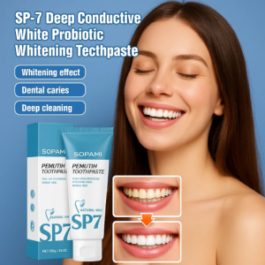 SP-7 Toothpaste Baking Soda Probiotic Enzyme Stain Removal Whitening Fresh Breath Mint Flavor口腔益生菌牙膏