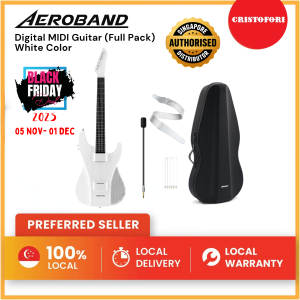AeroBand Pain-Free Stringless Acoustic-Electric Travel Guitar (FULL SET) SG Authorised Distributor