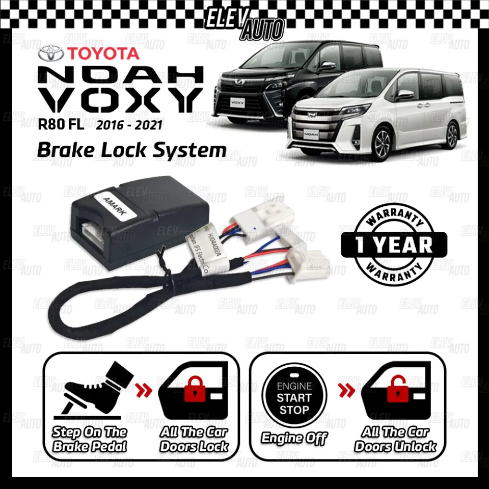 Toyota Noah Voxy R80 FL 2016 - 2021 AMARK Brake Lock System Safety