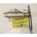 SILENCER KNALPOT RACING RCB POLOS BULAT SILINCER TABUNG GEMBUNG SAJA TERLARIS. 