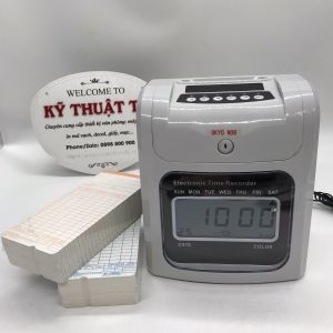Máy chấm công Thẻ Giấy Okyo N08/A08 ( Tặng 200 thẻ)