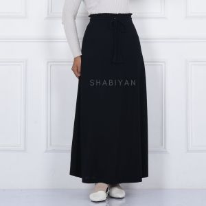 SHABIYAN - Knit Skirt - Rok Knit Wanita - Rok Kaos Muslim Panjang Kekinian - 505