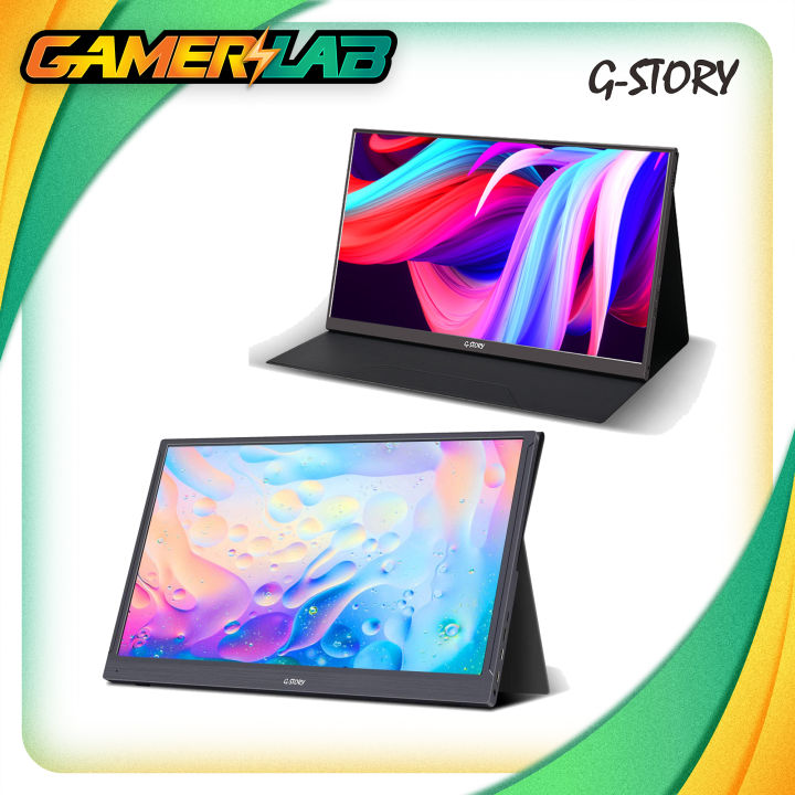 GStory 60Hz FHD Ultralight Portable Gaming Monitor Compatible with