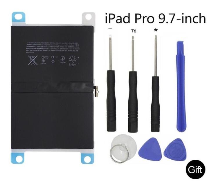 Batterie Pour IPad Pro 9,7" 2016 (A1664, A1673, A1674, A1675) - 7306 MAh, 3,82 V, Avec Outils D'installation - Rechange Haute Qualité
