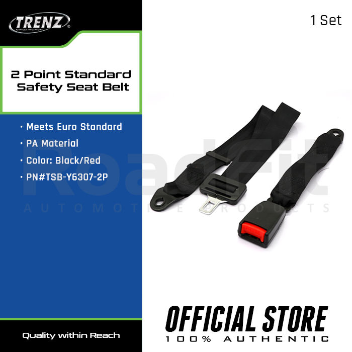 RoadFit Trenz Car Accessories 2pt Safety Seat Belt TSB Y6307 2P Clearance Sale Lazada PH