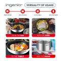 Tefal Ingenio Emotion Wokpan 26cm (Stackable Non-Stick Cookware). 
