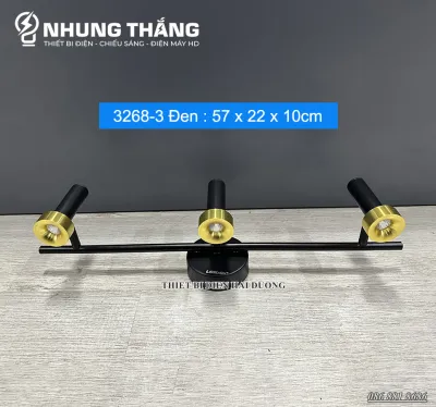 Đèn soi tranh - Đèn rọi gương Led 3 Đèn chiếu sáng 6028-3 15w 3268-3 18w Ánh Sáng Vàng - Điều chỉnh được góc chiếu - Bảo hành 1 năm