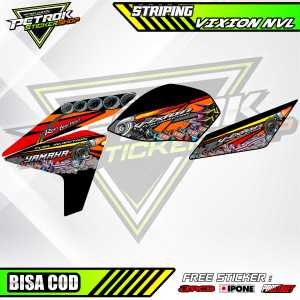 STRIPING VARIASI YAMAHA VIXION NVL / STICKER LIST MOTOR YAMAHA VIXION NVL