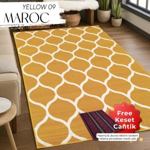 MAROC Karpet Lantai 160x210 Y09 Yellow