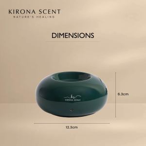 [KIRONA SCENT] Aromatic Pond Electric Burner | 100% Pure Essential Oil | Flameless Aromatherapy Home Decor Gifts