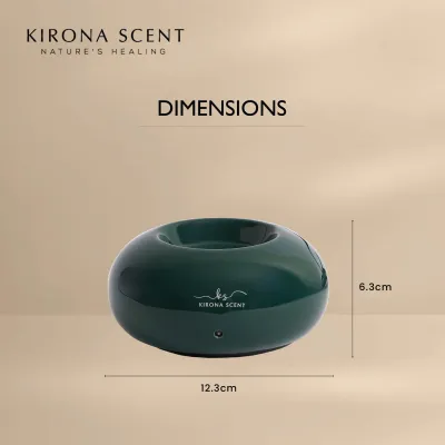 [KIRONA SCENT] Aromatic Pond Electric Burner | 100% Pure Essential Oil | Flameless Aromatherapy Home Decor Gifts