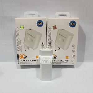 Batok Adapter RLM 9 SUPERDART 80W Fast Charger Batok Kepala Casan HP Universal Support Fast Charging