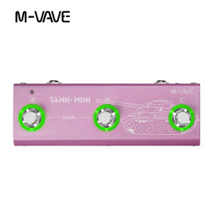M-VAVE TANK MINI Electric Guitar / Bass Multi-Effects Pedal Hỗ trợ Tone Presets / Chỉnh sửa Tính năng 6 Mô-đun hiệu ứng 5 Hiệu ứng trễ 6 Hiệu ứng Reverb Bộ điều chỉnh EQ 3 băng tần