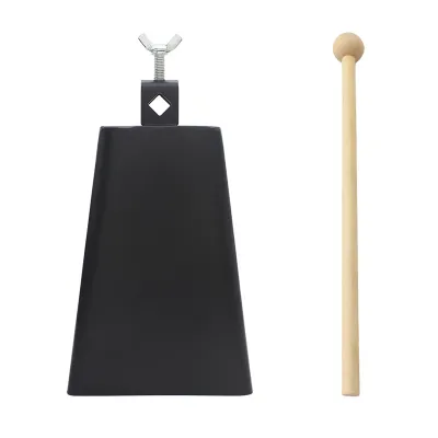 Cowbell High Quality 4/5/6/7/8 Inch Jazz Drum Cowbell Metal Steel Cattlebell Cow Bell Drums Percussion Instruments Accessories
