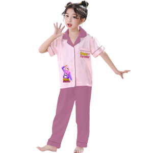 CIAHAW-Baju Tidur Anak DTF Lengan Panjang Dan Pendek Usia 3-10 Tahun/Katun Premium
