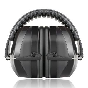 MY STOCK Folding Ear Defenders SNR 35d Protectors Head-mounted Noise-proof Soundproofing Earmuffs Hearing Safety Pelindung Dari Kebisingan Penutup Telinga