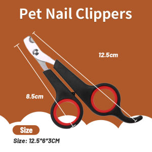 Gunting Kuku Kucing Anjing Hewan Nail Clipper Alat Potong Kuku Kucing Anjing Pet Stainless Steel Pet Nail Cutter Gunting Kuku Kelinci Hamster Kitten Cat Dog Nail Trimmer Pet Grooming