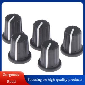 [Gorgeous] Hot Sale 5pcs Rubber Half Shaft Knob Potentiometer Encoder Knob 270 Degree D-Shaped