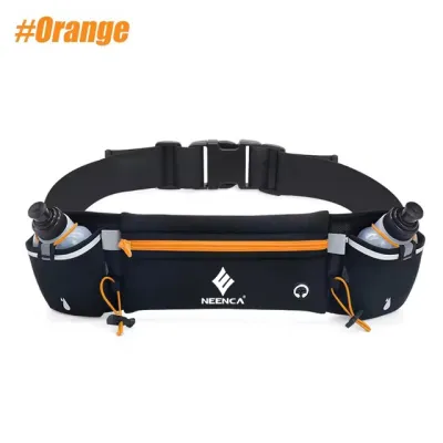 NEENCA Hydration Running Belt with 2 Water Bottles for Men & Women – Running Water Bottles Water Resistant Pouch Fits All Phones