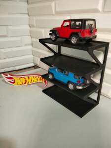 4-TIER CAR SHELF FOR 1:43 SCALE DIECAST - TOY NOT INCLUDE