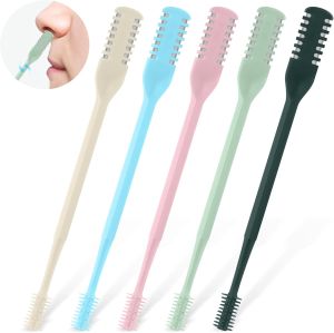 Bộ 5 dụng cụ tỉa lông mũi 2 trong 1 dụng cụ tỉa lông mũi hai mặt loại nhỏ gọn có thể xoay 360 độ. ° Máy tỉa lông mũi thủ công có thể xoay dùng cho cả nam và nữ nhiều màu sắc.