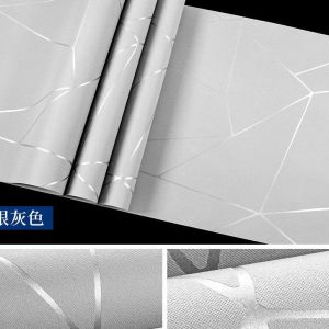 Wallpaper Dinding Motif Marmer Geometris Ukuran 45CM X 8METER