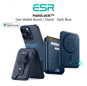 ESR MagSafe Geo Wallet Boost / Stand works with Apple Find My