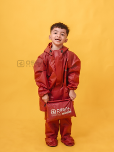 OSEAL Jas Hujan Anak Ransel Backpack Laki Laki Perempuan Full Seal Cheelakid Hitam