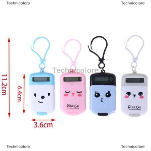 [COD] Technicolore Portable Calculator Pocket Size Creative Keychain Calculator Office Supplies
