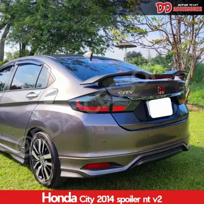 spoiler สปอยเลอร์ สปอยเลอร์หลัง City 2014 2015 2016 2017 2018 งานดิบ ไม่ทำสี ยกสูง ทรง Mo V2 ตรงรุ่นไม่ต้องแปลง NT