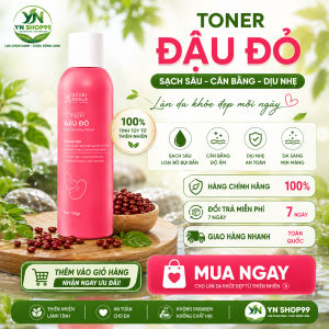 Toner Đậu Đỏ Cỏ Cây Hoa Lá 150gram - Giúp cân bằng dưỡng ẩm sáng da