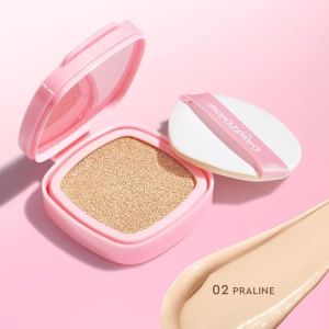 Glad2Glow Perfect Cover Cushion Oil-Control matte Waterproof Sweatproof Finish Poreless Cushion TERLARIS