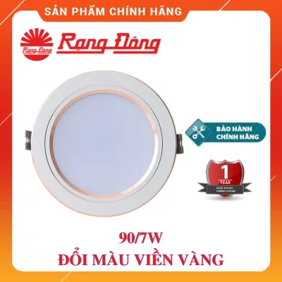 Đèn Led âm trần Rạng Đông Đèn Downlight ánh sáng trắng vàng hoặc đổi màu 3W 5W 7W 9W 12W