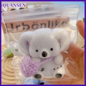 QUANSEN ของเล่นบีบมือรูปการ์ตูนโคอาล่าน่ารัก1ชิ้นทำด้วยมือบีบมือคลายความเครียดของเล่นคลายเครียด