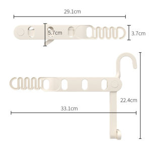 Portable Foldable 5-hole Drying Rack Travel Dormitory Indoor Multi-functional Drying Rack Space-saving Storage Hanger