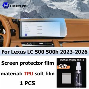 dncnf For Lexus LC 500 500h 2023-2026 LCD Screen Anti fingerprint Matte TPU film Car navigation screen protector film Accessories PPF T4N8K