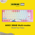 Bàn phím cơ AKKO 3084B Plus Multi-modes (Led RGB/Bluetooth/Wireless 2.4G/Hotswap/Foam tiêu âm/Foam Đáy/Pre-lube). 