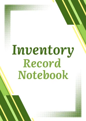 JM Creatink Inventory Record Notebook Wire Bind 100 Pages