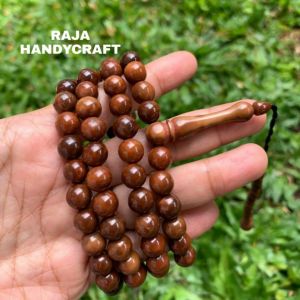 Tasbih Muslim 99 kayu bertuah KAOKA KOKA Ukuran 8 mm kualitas premium 100 % asli