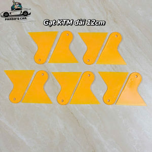 [Combo 10/5 cái] Gạt nhựa dài 12cm dán Film cách nhiệt hãng KTM cho kính xe ô tô lưỡi mảnh