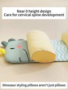 Baby Shaped Pillow Newborn Anti-deviation Head Correction Buckwheat Shell Pillow Baby Cartoon Pillow-152c4c8b